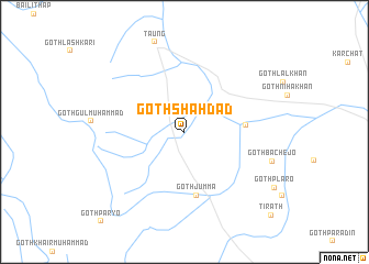 map of Goth Shāhdād