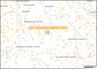 map of Goth Shāh Khān Pitāfi