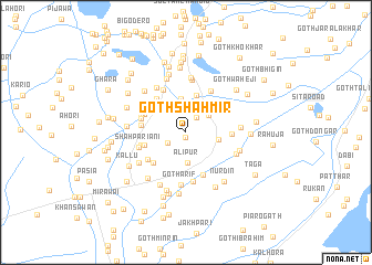 map of Goth Shāh Mīr