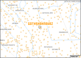 map of Goth Shāh Nawāz