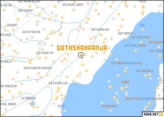 map of Goth Shāh Panja