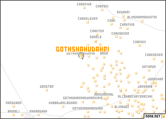 map of Goth Shāhu Dāhri