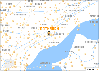 map of Goth Shāh