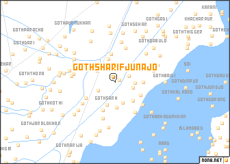 map of Goth Sharīf Junajo