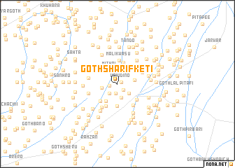 map of Goth Sharīf Keti