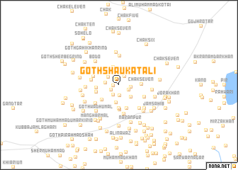 map of Goth Shaukat Ali