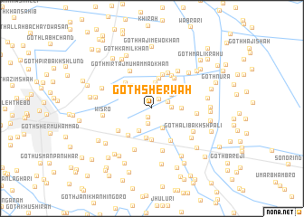 map of Goth Sher Wāh