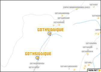 map of Goth Siddique