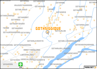 map of Goth Siddique