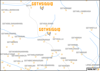 map of Goth Siddīq