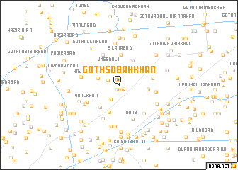 map of Goth Sobah Khān