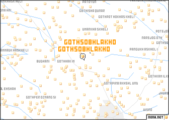 map of Goth Sobh Lākho