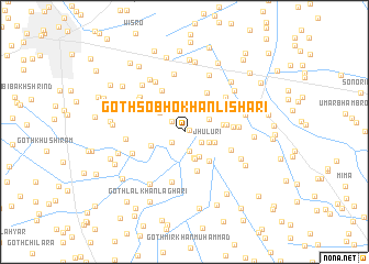 map of Goth Sobho Khān Lishāri