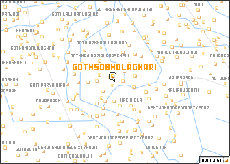 map of Goth Sobho Laghāri