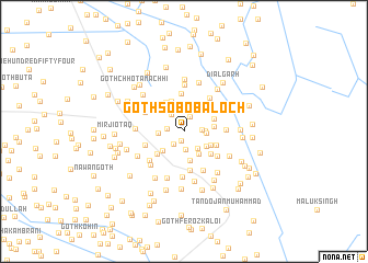 map of Goth Sobo Baloch