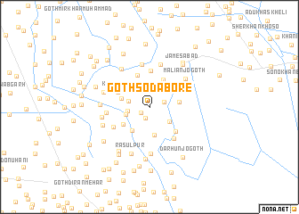 map of Goth Soda Bore