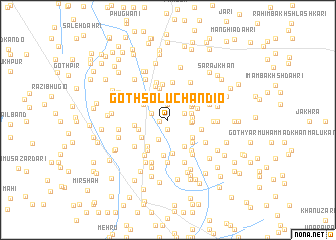 map of Goth Solu Chāndio