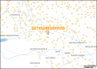 map of Goth Subedār Rind