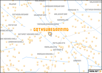 map of Goth Subedar Rind