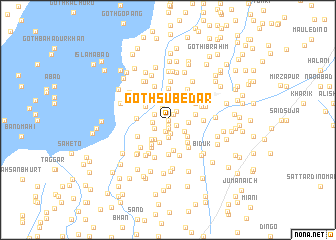 map of Goth Sūbedār