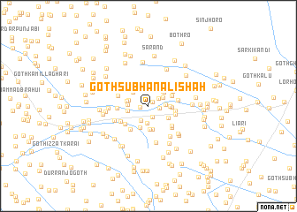 map of Goth Subhān Ali Shāh