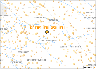 map of Goth Sūf Khāskheli