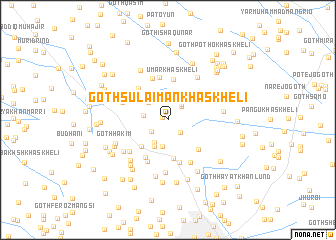 map of Goth Sulaimān Khāskheli