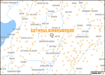 map of Goth Sulaimān Wandar