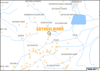 map of Goth Sulaimān