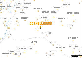 map of Goth Sulaimān