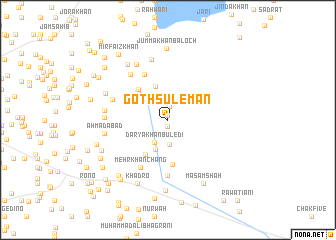 map of Goth Sulemān