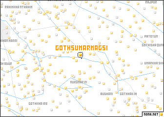 map of Goth Sumar Magsi