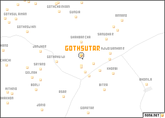 map of Goth Sūtar