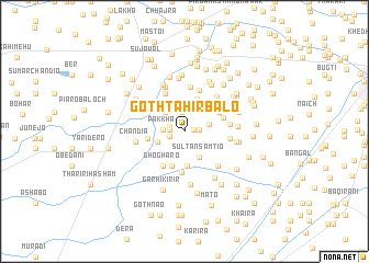 map of Goth Tahir Balo