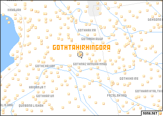 map of Goth Tāhir Hingora