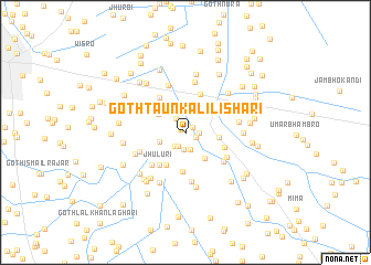 map of Goth Taunk Ali Lishāri