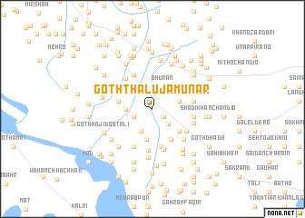 map of Goth Thalu Jām Unar