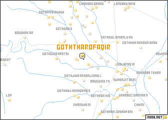 map of Goth Thāro Faqīr