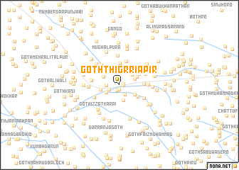 map of Goth Thigrria Pīr