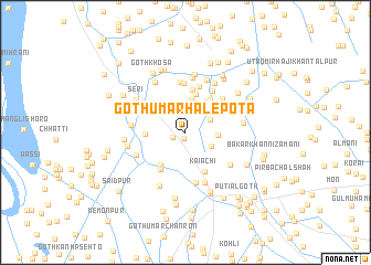 map of Goth Umar Hālepota