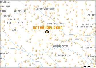 map of Goth Umar Lākho