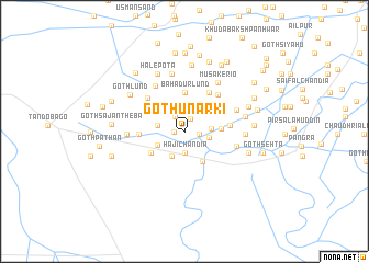 map of Goth Unarki