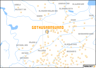 map of Goth Usmān Sumro