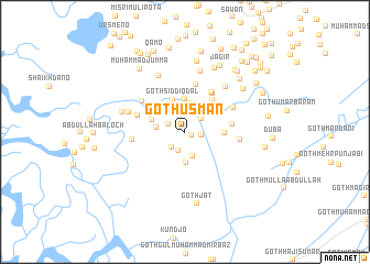 map of Goth Usmān