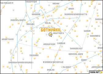 map of Goth Vakīl