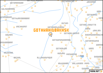 map of Goth Wāhid Bakhsk