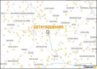 map of Goth Yāqūb Khān