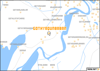 map of Goth Yāqūn Babar