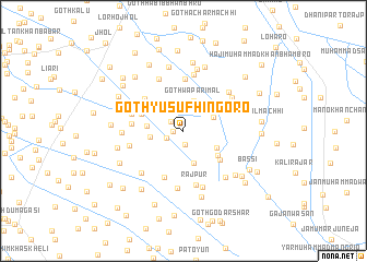 map of Goth Yūsuf Hingoro
