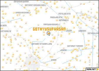 map of Goth Yūsuf Wasān